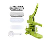 Badge Button Maker Machine DIY Pin 25-58MM Interchangeable Die, Poinçonnage Round Dies,Bricolage artisanal Pro(44mm set)