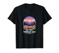 Badge Camping Mountain Be The Wildest You T-Shirt