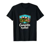 Badge Campitis in Effect Camping Mountain T-Shirt