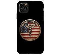 Badge Chirurgien général Patriotique américain Caducée Coque pour iPhone 11 Pro Max