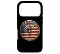 Badge Chirurgien général Patriotique américain Caducée Coque pour iPhone 17 Pro