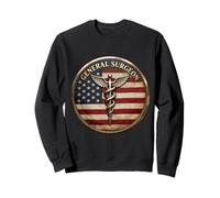 Badge Chirurgien général Patriotique américain Caducée Sweatshirt