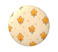 Badge circulaire imprimé floral de dessin animé, robuste et durable, parfait pour les cadeaux personnalisés et la décoration de vêtements, One Size