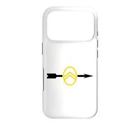 Badge Citroën 1922 Logo Flèche Noir fête des pères Coque pour iPhone 17 Pro
