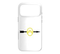 Badge Citroën 1922 Logo Flèche Noir fête des pères Coque pour iPhone 17 Pro Max