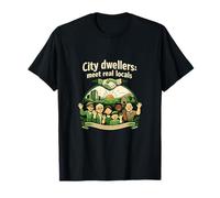 Badge City Dwellers Meet Real Locals Pride T-Shirt