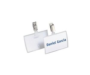 Badge click fold + clip 54x90mm - boite de 25