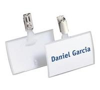 Badge click fold + clip 54x90mm - boite de 25 G