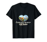 Badge Country Roads City Squares Still Home Local Pride T-Shirt