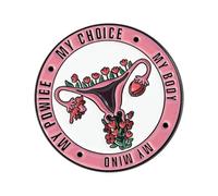 Badge d ' autonomisation des femmes à la mode, épingle Unique en forme d ' utérus, accessoire de Badge d ' utérus tendance pour sacs et vêtements, épingle symbolique pour femmes