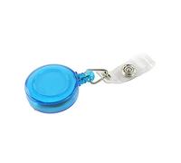 Badge d ' identification rétractable en plastique coloré de forme ronde de qualité supérieure, idéal pour les cartes de clés, porteétiquettes, clip en métal, porte-badge de couleur aléatoire avec clip
