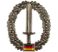 Badge de béret original de l'armée allemande BW Béret en métal (commando forces spéciales)