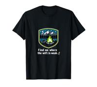 Badge de Camping Find Me Where The WiFi is Weak T-Shirt