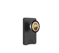 Badge de Camping Vintage avec Inscription Happy RV Owner PopSockets PopWallet pour MagSafe