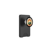 Badge de Camping Vintage avec Inscription Happy RV Owner PopSockets PopWallet pour MagSafe