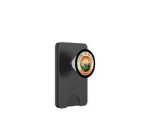 Badge de Camping Vintage avec Inscription Happy RV Owner PopSockets PopWallet pour MagSafe
