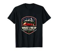 Badge de Camping Wake Me Up When Its Dark Out T-Shirt