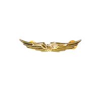 Badge de capitaine en métal pour aviation pilote d'aviation, TAILLE UNIQUE, Comme décrit