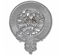 Badge de casquette écossais - Badge Glengarry en étain fabriqué à la main avec finition argent antique, parfait pour les épingles à kilt, les broches, les couvre-chefs Highland - Marche et tenue