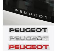 Badge de Coffre arrière de Voiture Lettres Logo emblème Autocollant pour Peugeot 3008 308 2008 208 408 4008 107 106 GT 5008 307 508 206 207 301, Accessoires,Silver Style