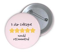 Badge de départ à la retraite - Cadeau de départ à la retraite - Pour collègues, femmes et hommes - Bonne chance pour trouver de meilleurs collègues que nous - 59 mm, 59mm, Plastique