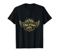 Badge de fierté Locale d'élite de Edge of Town Skyline Wings T-Shirt