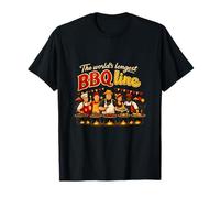 Badge de fierté Locale The Worlds Longest BBQ Line T-Shirt