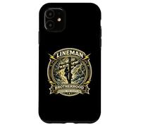 Badge de la Fraternité des monteurs de Lignes, gardant Les lumières allumées Coque pour iPhone 11