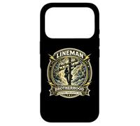 Badge de la Fraternité des monteurs de Lignes, gardant Les lumières allumées Coque pour iPhone 17 Pro
