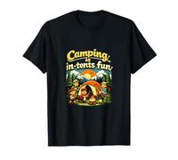 Badge de Montagne Amusant Camping is in-Tents T-Shirt