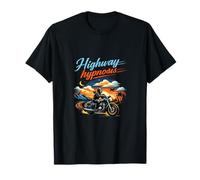 Badge de Motard Vintage Hypnose Highway Hypnosis T-Shirt