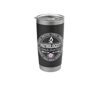 Badge de pathologiste pour rendre le logo invisible visible Gobelet isotherme en acier inoxydable double paroi