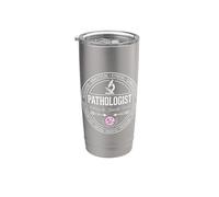 Badge de pathologiste pour rendre le logo invisible visible Gobelet isotherme en acier inoxydable double paroi
