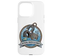 Badge de pêche magnétique Officiel River Cleaner Coque pour iPhone 15 Pro Max