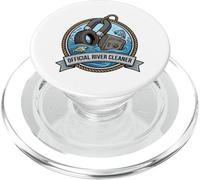 Badge de pêche magnétique Officiel River Cleaner PopSockets PopGrip pour MagSafe