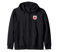 Badge de Poche avec Blason Classique du Drapeau de l'Angleterre Sweat à Capuche