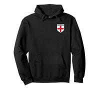 Badge de Poche avec Blason Classique du Drapeau de l'Angleterre Sweat à Capuche
