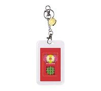 Badge de protection pour carte de crédit et inscription « Spring New Year Happy Art Deco » - Cloche jaune, jaune