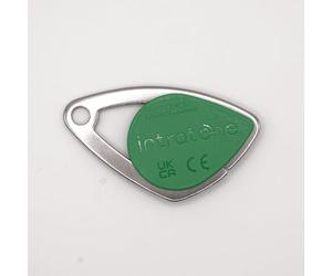 Badge de proximité Intratone RFID Vert - Réf. 08-0106 - Accès copropriété et immeuble - Programmation par syndic ou installateur agréé obligatoire + 1 Goodies DOMOBIP