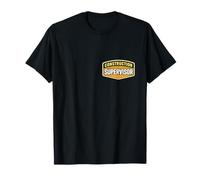 Badge de superviseur de la Construction Équipe de Supervision T-Shirt