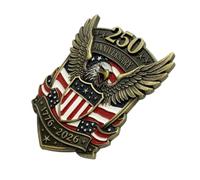 Badge de voiture 250ème | Décoration adhésive 3D forte drapeau américain du 4 juillet, drapeau américain patriotique | pour porte arrière de cargaison, garde-boue, pare-chocs, berline, camion, VUS