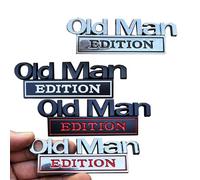 Badge de Voiture Style Ancien, Autocollant 3D en métal, Compatible avec Voitures, camions, SUV, Motos, hayons, Pare-Chocs et Badges latéraux, adhésif étanche