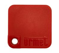 Badge DESFire EV3 rouge sécurisé étanche IP68 et antichoc IK10 - URMET MEMOPLUS/R