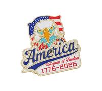 Badge Eagled pour le jour de l'indépendance des Américains 250e anniversaire pour décorer vestes, manteaux et tenues formelles, One Size, Comme décrit
