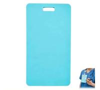 Badge effaçable - Notes adhésives réutilisables en silicone pour infirmières et médecins - Stylo à bille et bloc-notes effaçable à l'alcool - Léger - Cadeau médical