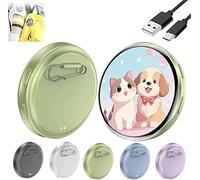 Badge électronique à affichage numérique, écran tactile HD de 4,6 cm, badge électronique personnalisé, contrôle par application Bluetooth, cadeau de concert pour les fans d'anime/star/de football