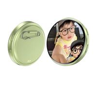 Badge électronique Anime avec transfert de vidéos GIF 15s, bouton d'affichage numérique HD avec écran LED, style unique personnalisable pour les fans d'anime, idéal pour les sacs à dos conventions