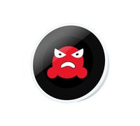Badge Électronique Dynamique de 0,9 Pouce, Écran Connecté et Fonction D'Animation Intelligente des Expressions Faciales