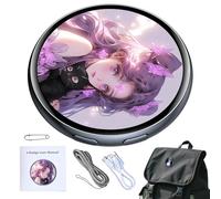 Badge électronique | Écran tactile HD rechargeable instantané photo - Badge d'affichage intelligent | Pour les fans d'anime, adultes, , comic, congrès, festival, cosplay, événement