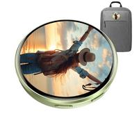 Badge électronique - Porte-clés Intelligent 4,3 Centimètres avec Un Écran Haute Définition - Badge Pin À Affichage Numérique,pour Sac Professionnel Cosplay Porte Bijou Certificat Sac à Dos